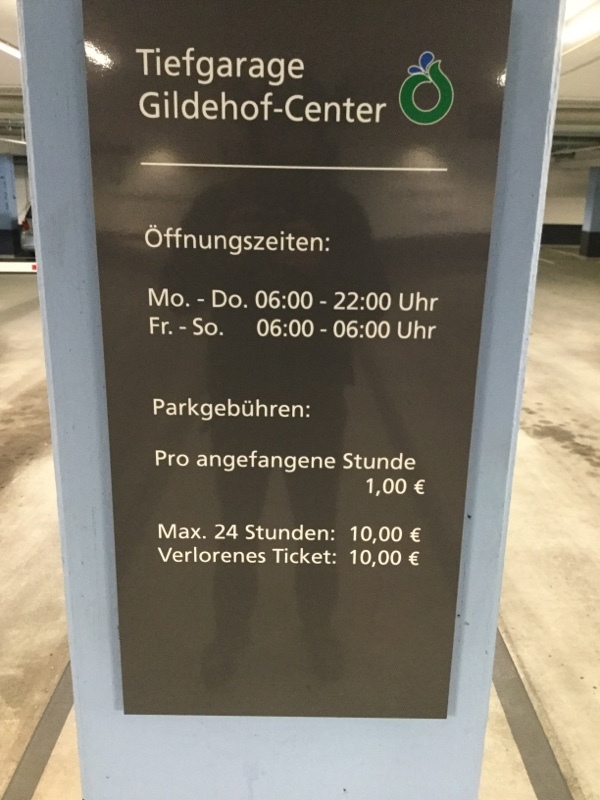 Street view of Parkhaus Gildehof-Center