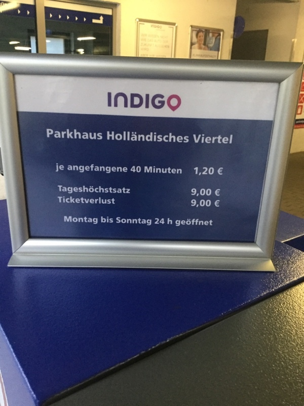 Street view of Parkhaus Hollandisches Viertel