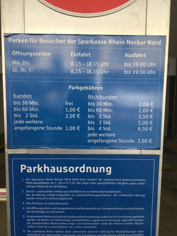 Street view of Sparkassen-Tiefgarage