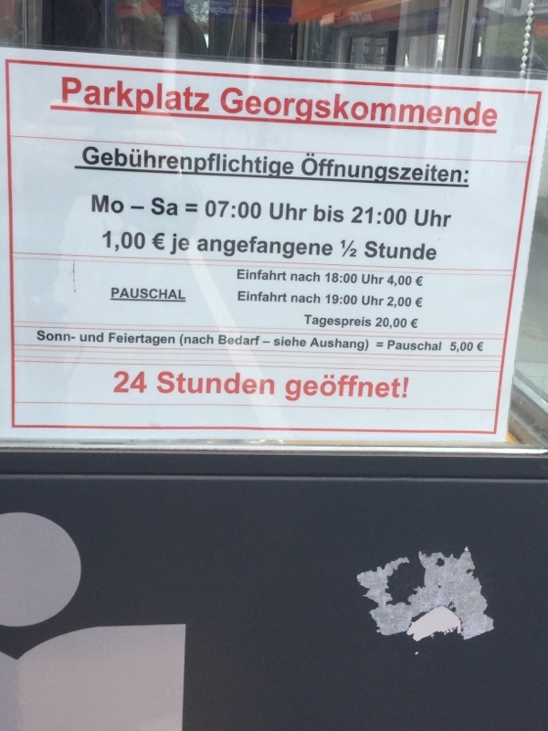 Street view of Parkplatz Georgkommende