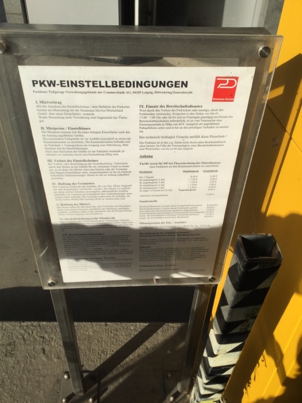 Street view of Tiefgarage Verwaltingsgenbäude der Commerzbank