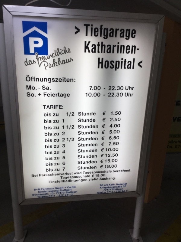 Street view of Tiefgarge Katharinen-Hospital