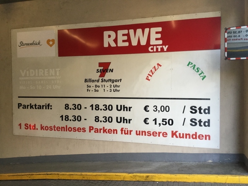 Street view of Rewe City