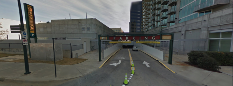 Street view of Atlantic Station Garage