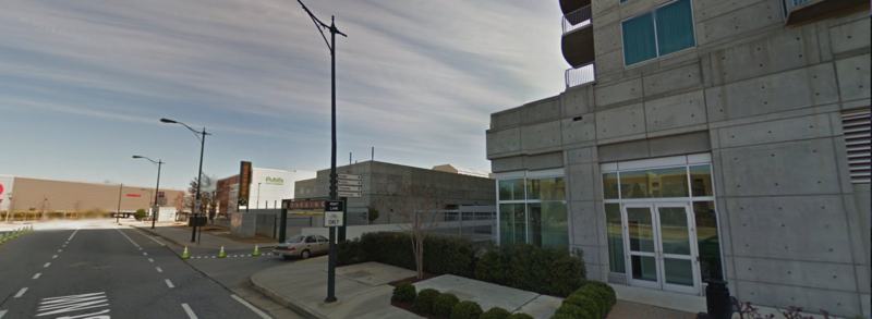 Street view of Atlantic Station Garage