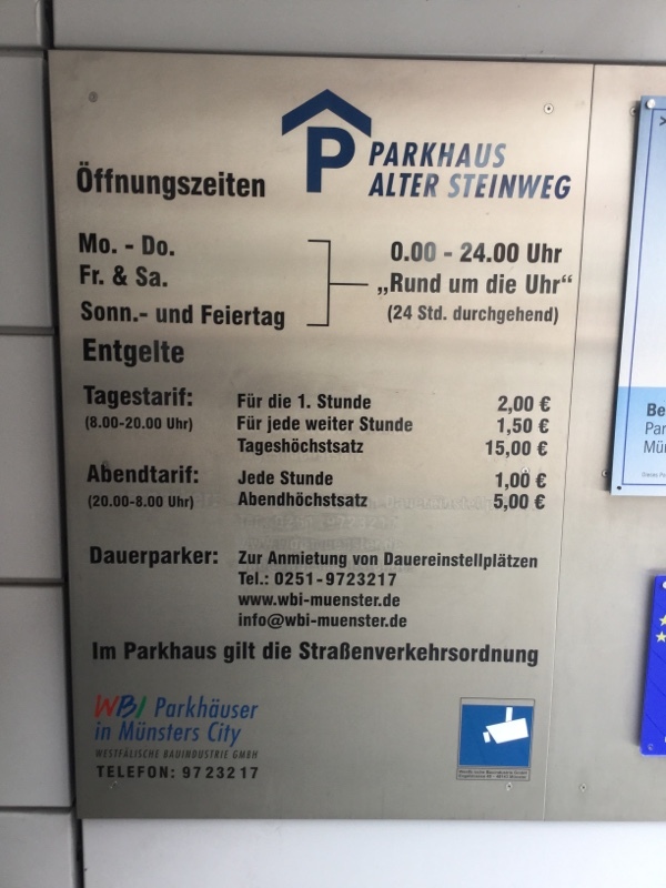 Street view of Parkhaus Alter Steinweg