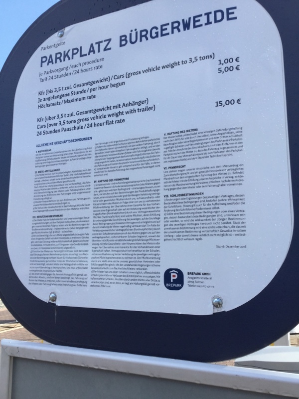 Street view of Parkplatz Bürgerweide