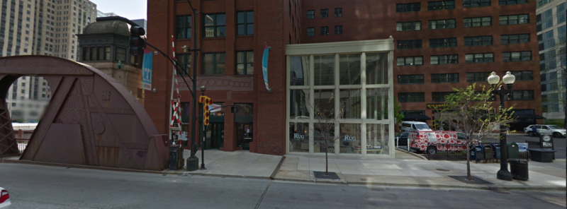 Street view of The Kitchen - Valet Kiosk