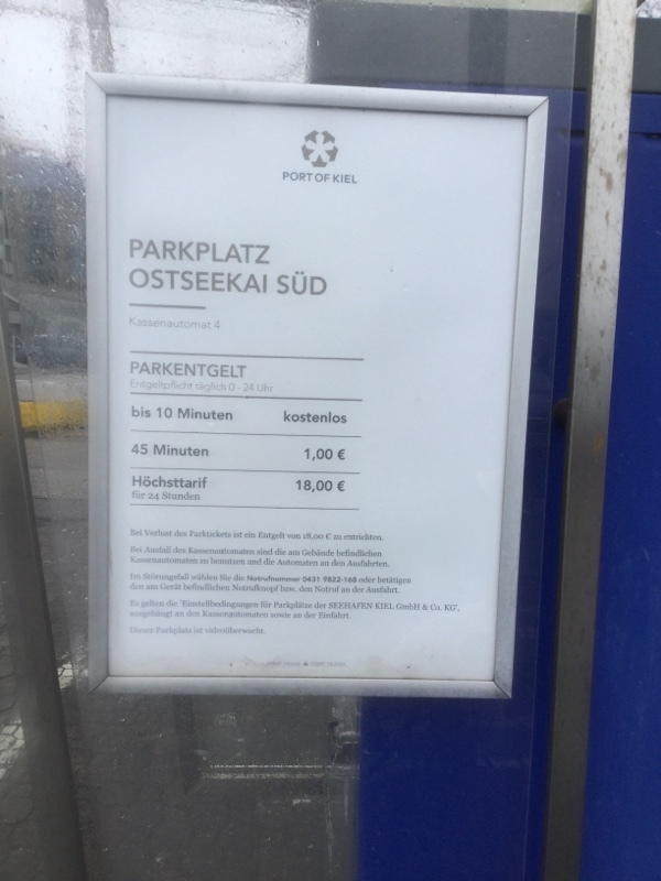 Street view of Seehafen Kiel GmbH & Co. KG - Parkplatz Ostseekai Süd - Kiel