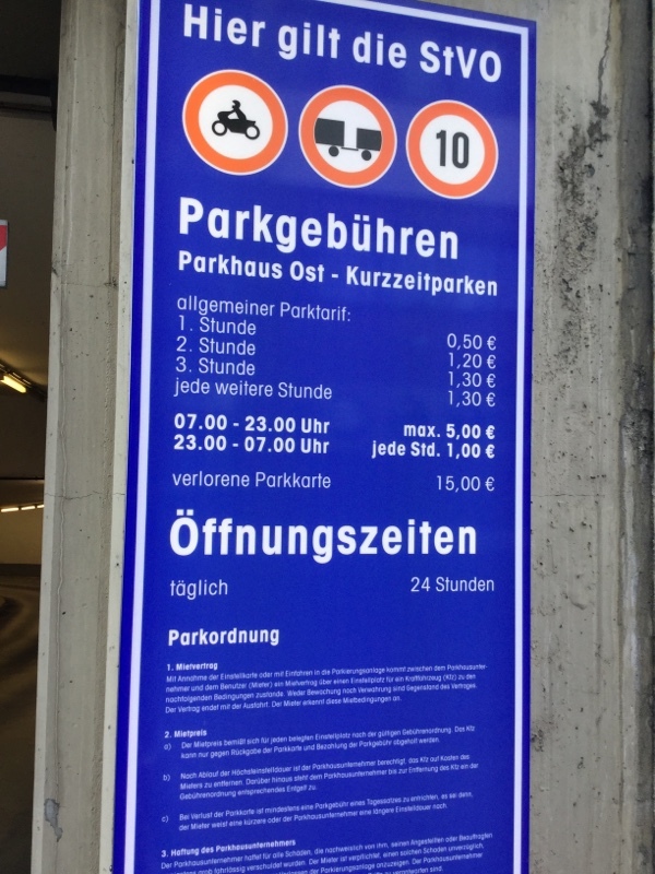 Street view of Parkhaus Ost