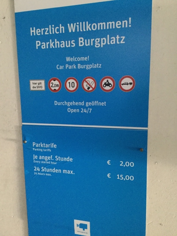 Street view of Tiefgarage Burgplatz