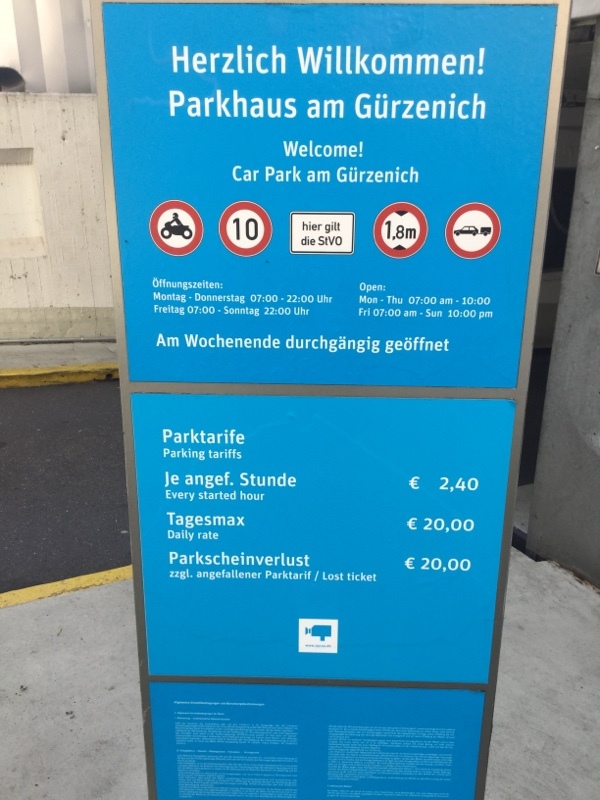 Street view of Tiefgarage Am Gürzenich