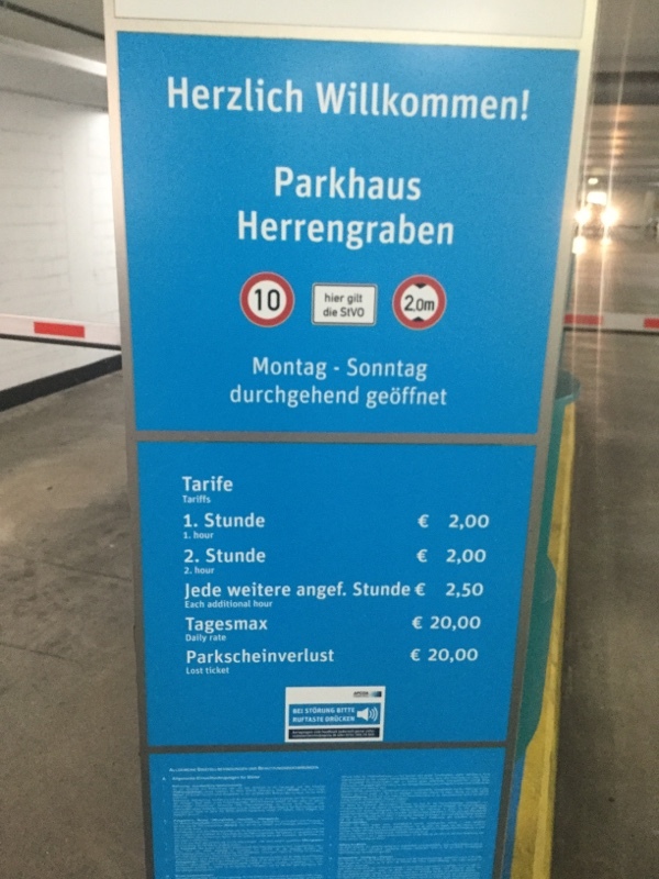 Street view of Parkgarage MADISON (Herrengraben)