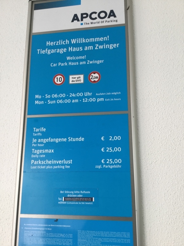 Street view of Tiefgarage Haus Am Zwinger