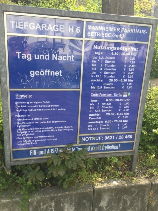 Street view of Tiefgarage H6