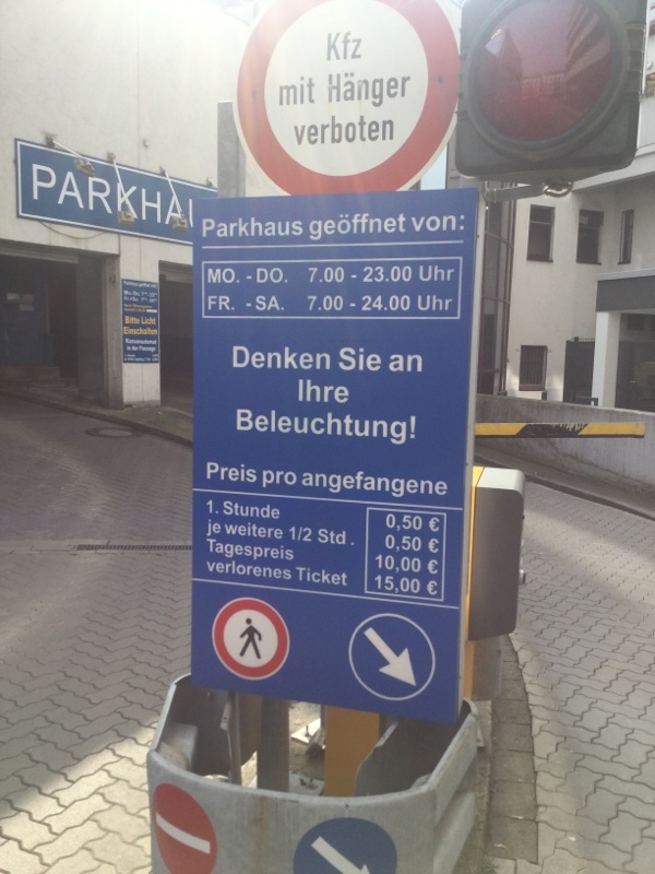 Street view of Lange Str Parkhaus