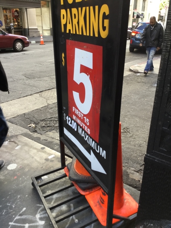 Street view of W 6th St Garage