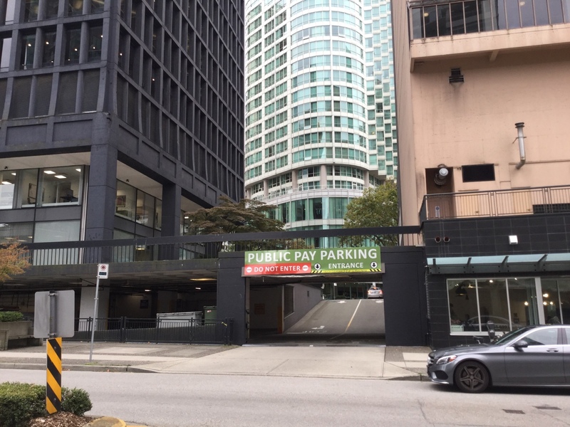 Street view of 1111-1177 W Hastings St Garage