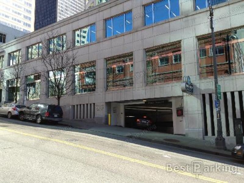 Street view of Second & Seneca Garage