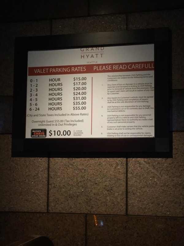 Street view of Grand Hyatt Seattle