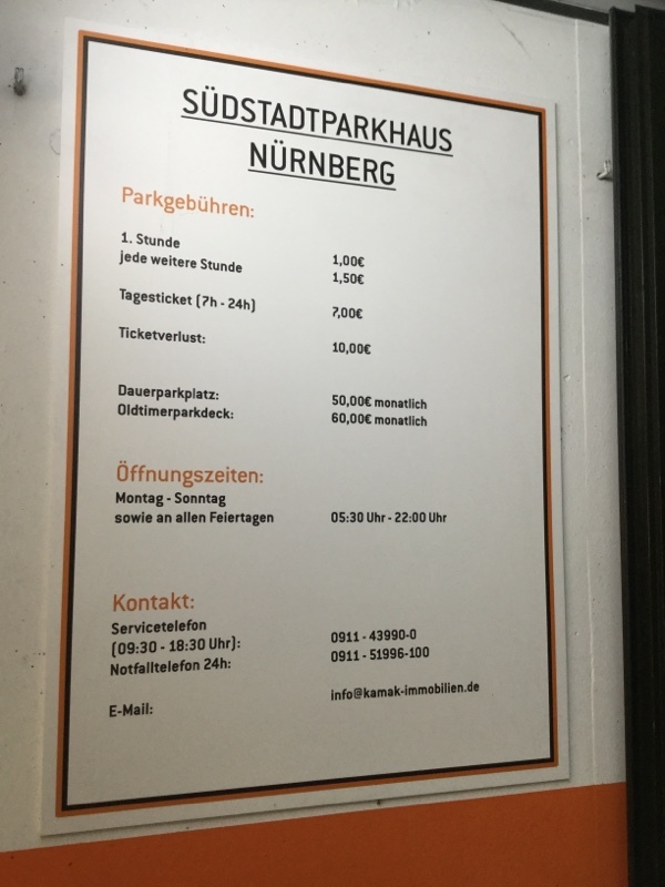 Street view of Südstadtparkhaus Nürnberg