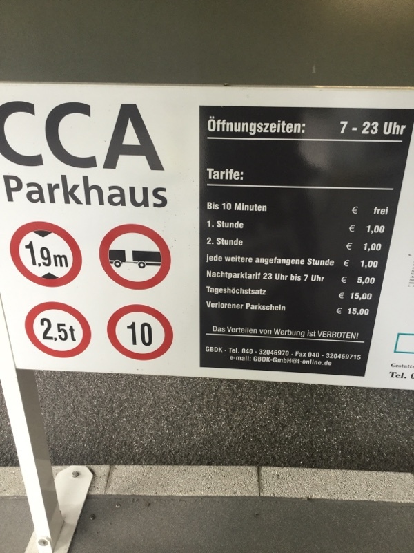 Street view of CCA Parkhaus