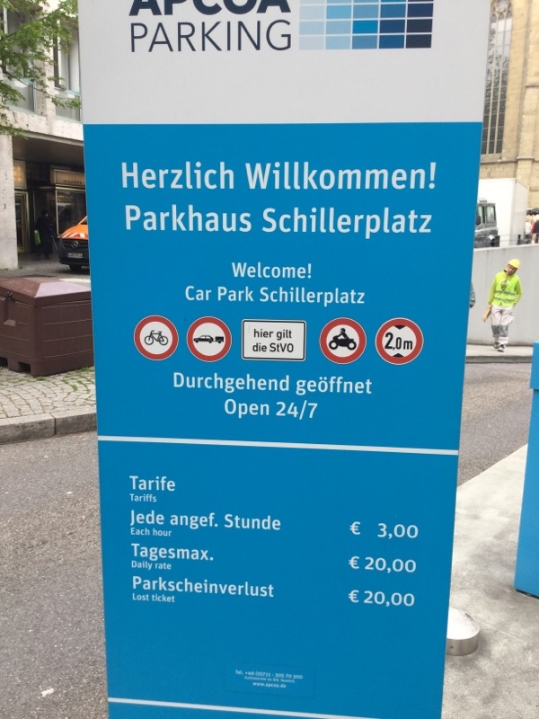 Street view of Tiefgarage Schillerplatz