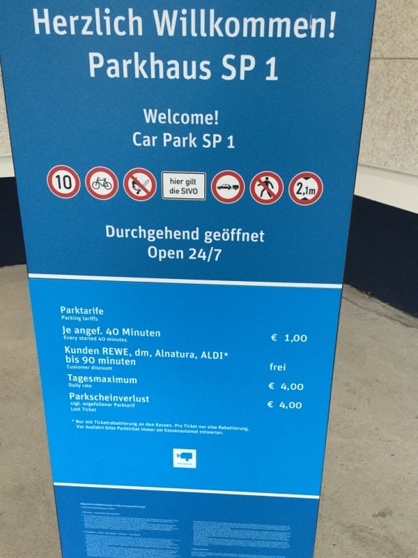 Street view of Parking garage Straßburger Platz