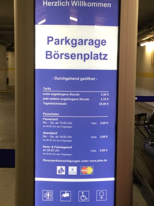 Street view of Parkgarage Börsenplatz
