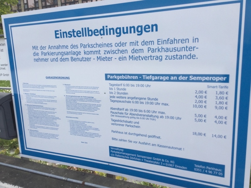 Street view of Tiefgarage Semperoper