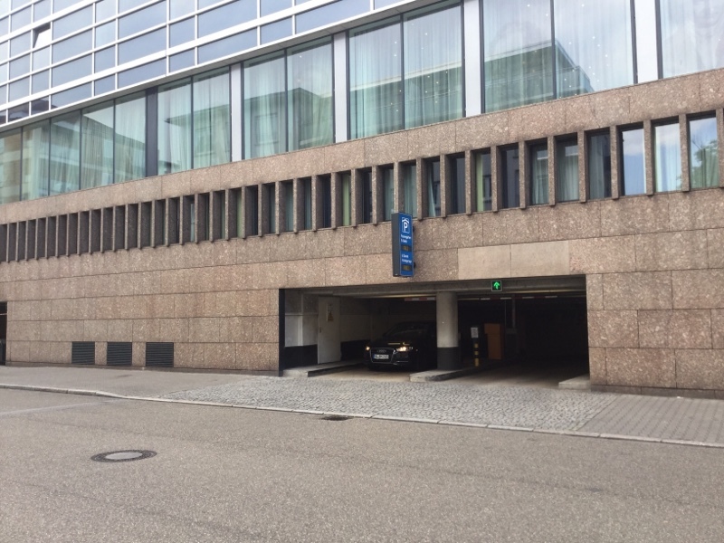 Street view of Tullastraße Parkhaus