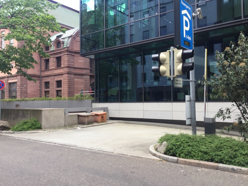 Street view of Tullastraße Parkhaus