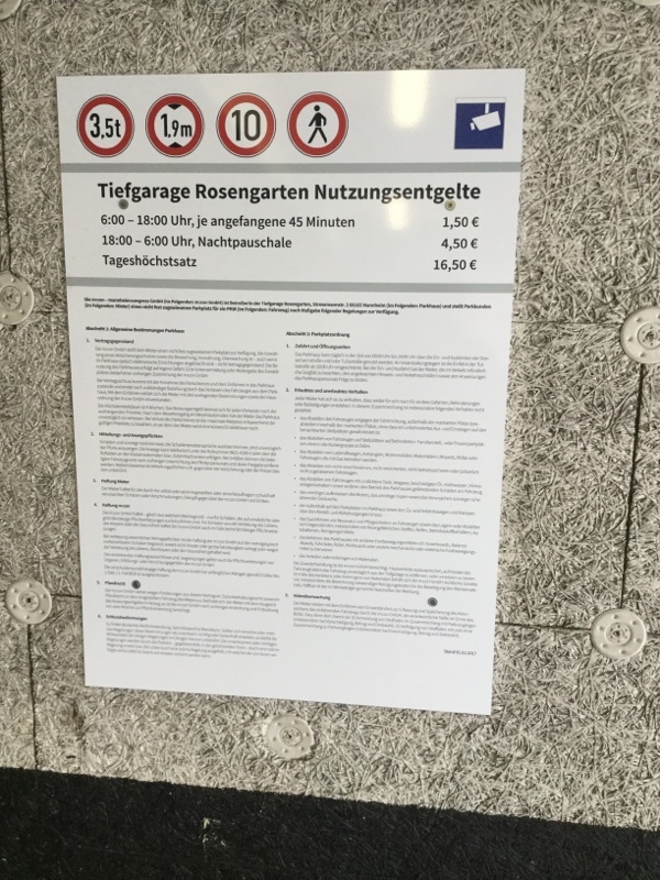 Street view of Tullastraße Parkhaus