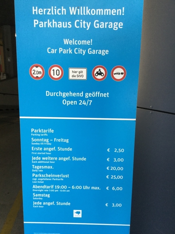 Street view of Tiefgarage City Garage