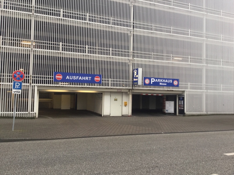 Street view of Parkhaus Messe  Central multi-storey car park