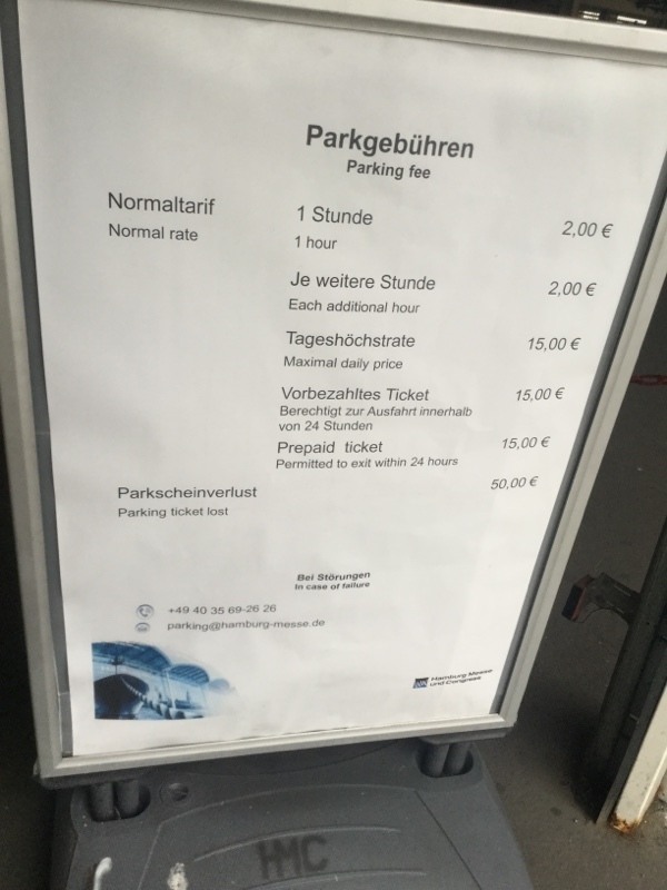 Street view of Parkhaus Messe  Central multi-storey car park