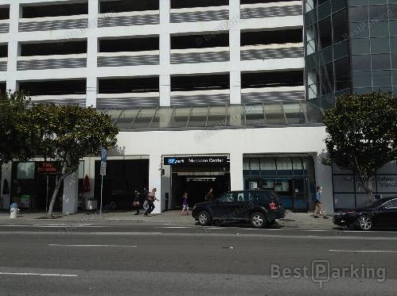 Street view of Moscone Center Garage