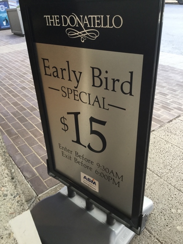 Street view of Donatello Hotel