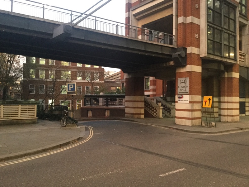Street view of London Wall Car Park