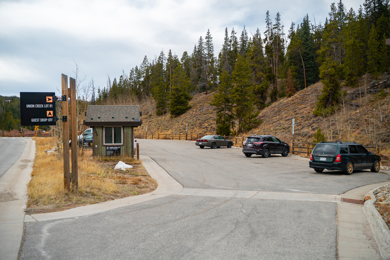 Street view of Union Creek Parking Lot