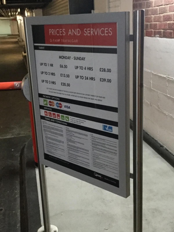 Street view of Trafalgar Car Park