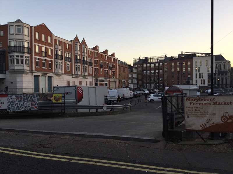 Street view of Marylebone Car Park