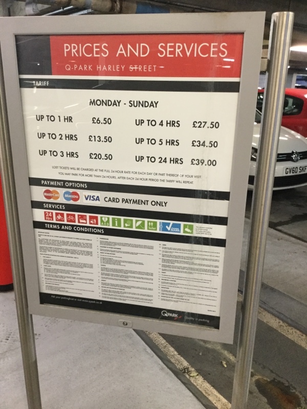 Street view of Harley Street