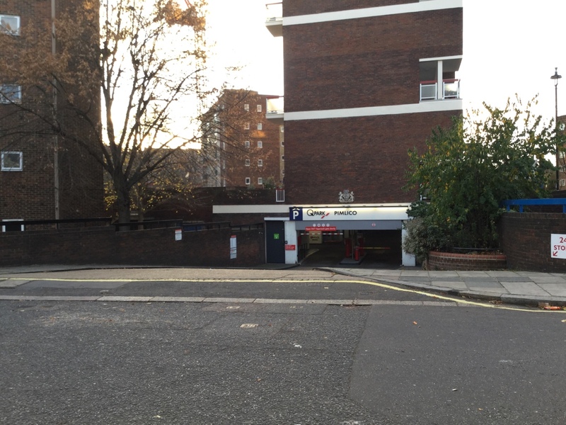 Street view of Pimlico Car Park