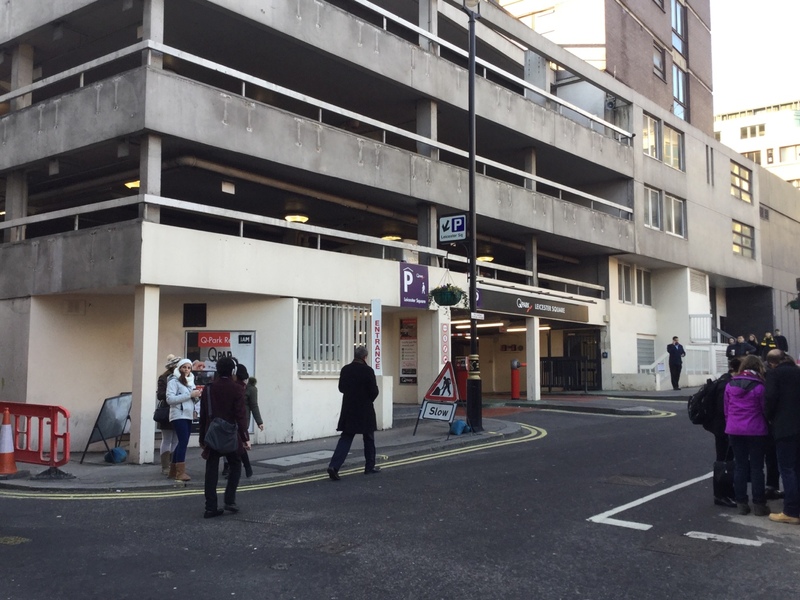 Street view of Leicester Square