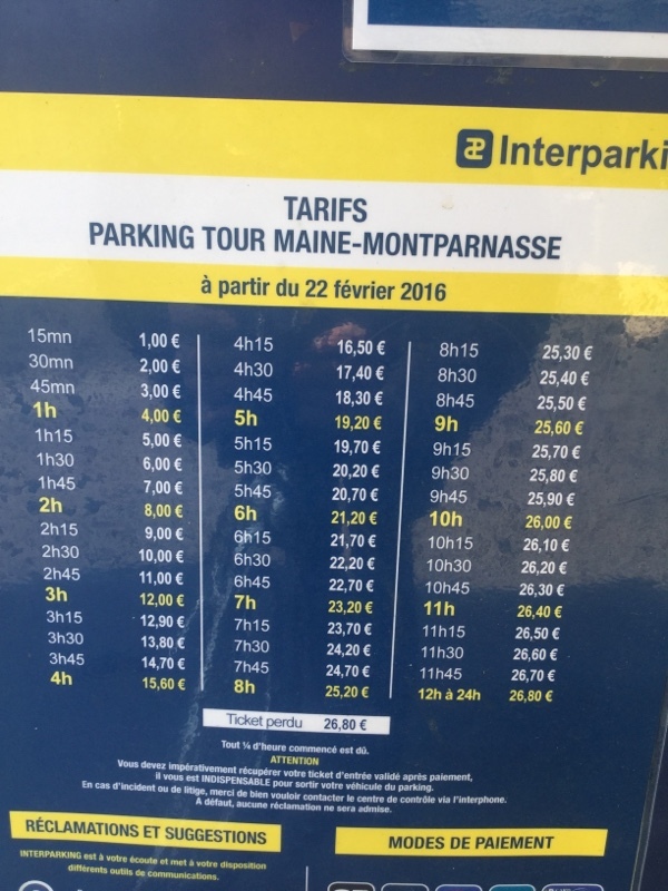 Street view of Parking Montparnasse