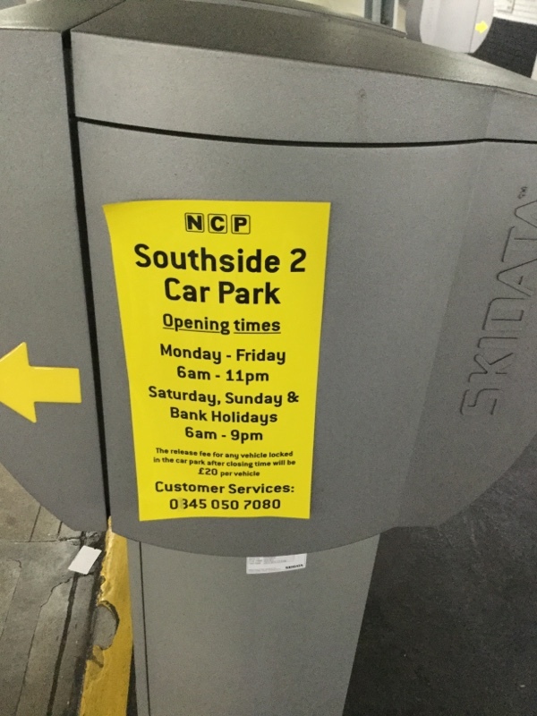 Street view of Southside 2 Car Park