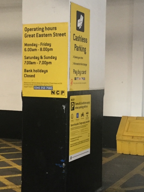 Street view of Great Eastern Street