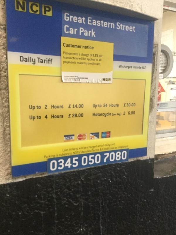 Street view of Great Eastern Street