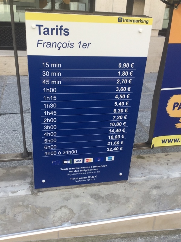 Street view of François 1er